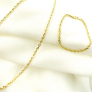 Buy 14K Solid Gold Rope Bracelet